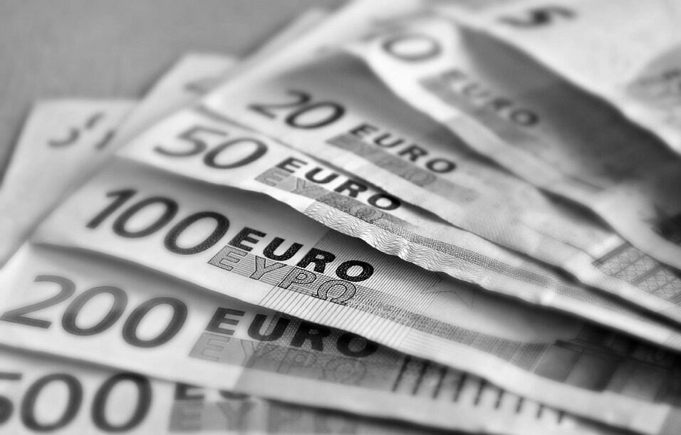 Des biais d'euros symbole des prêts immobiliers